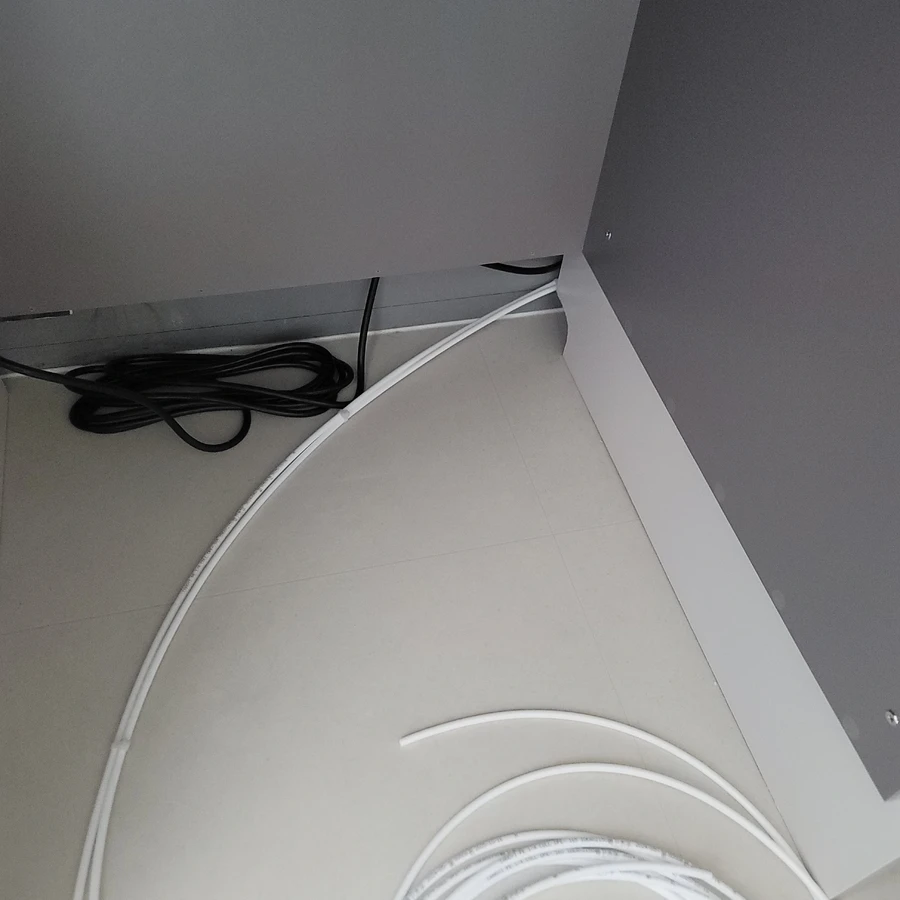 로봇청소기직배수설치 시공 현장 2