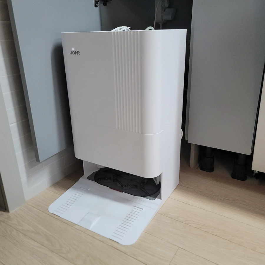 로봇청소기직배수설치 시공 현장 3