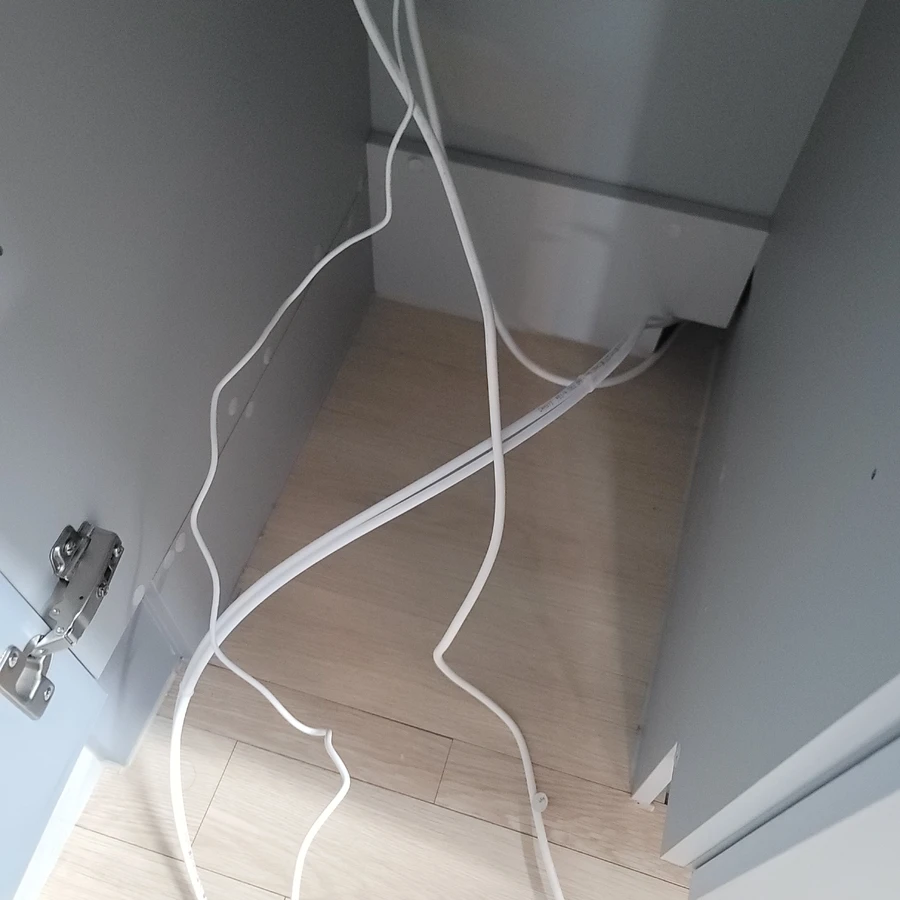 로봇청소기직배수설치 시공 현장 4