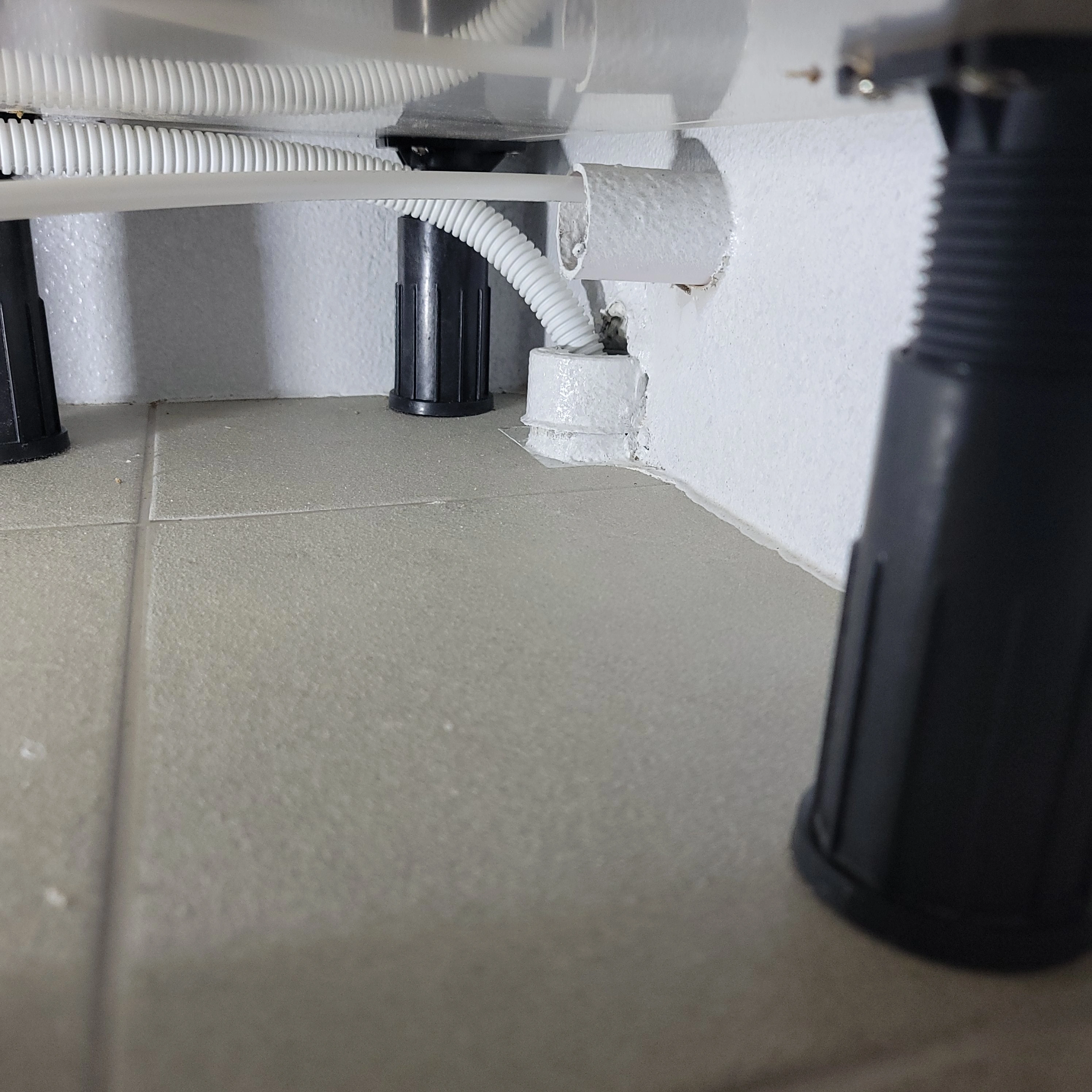 삼성비스포크직배수설치 배관 연결